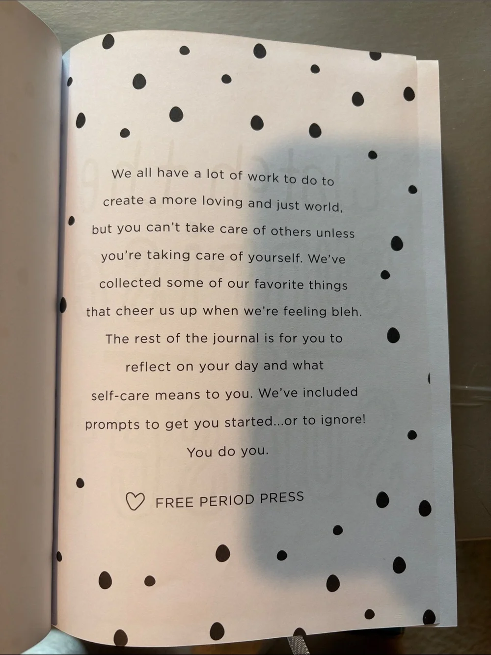 Self Care Journal - Blue